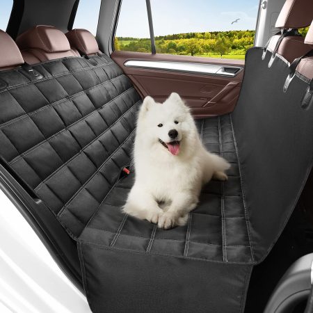 Hundedecke Auto-Rücksitz 4-in-1, 100% wasserdicht Hundesitz Auto-Rücksitz  für Autos, Lastwagen und SUVs, kratzfeste rutschfeste Autoschuhabdeckung  Hund Rücksitz