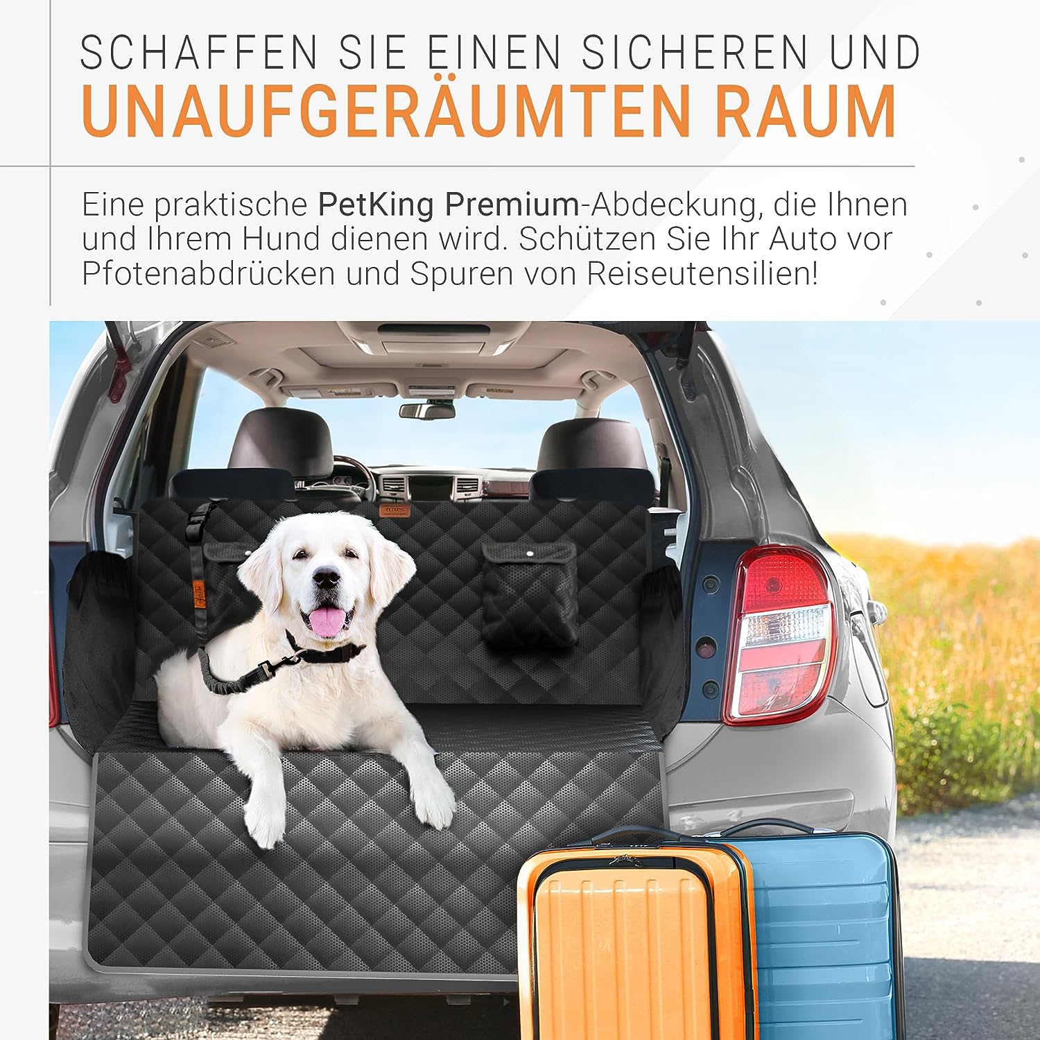 Hundedecke Auto Kofferraum - Premium