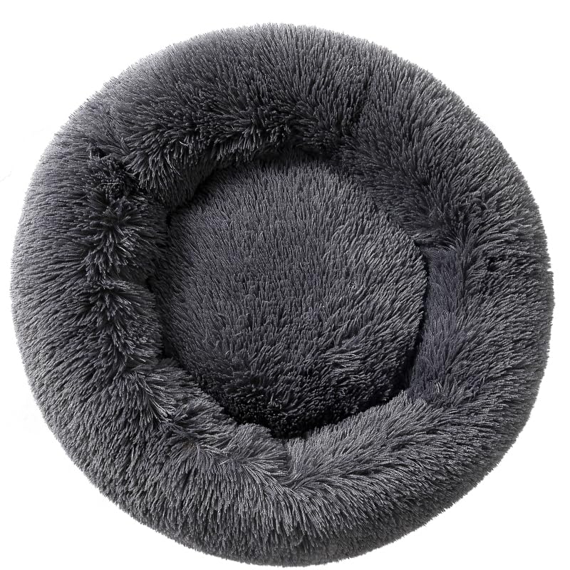 Fhodigogo Hundebett Katzenbett Katzenkissen Hundebett Kleine Hunde Donut Katzen Donut Katzen Schlafplatz Katze Kissen Katzenkorb Hundebett Kleine Hunde (S/Anzug Für 3Kg)