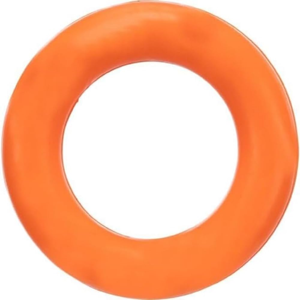 Trixie Ring Hundespielzeug, 9 cm, Naturgummi, orange, Apportieren, Kauspielzeug, 3320