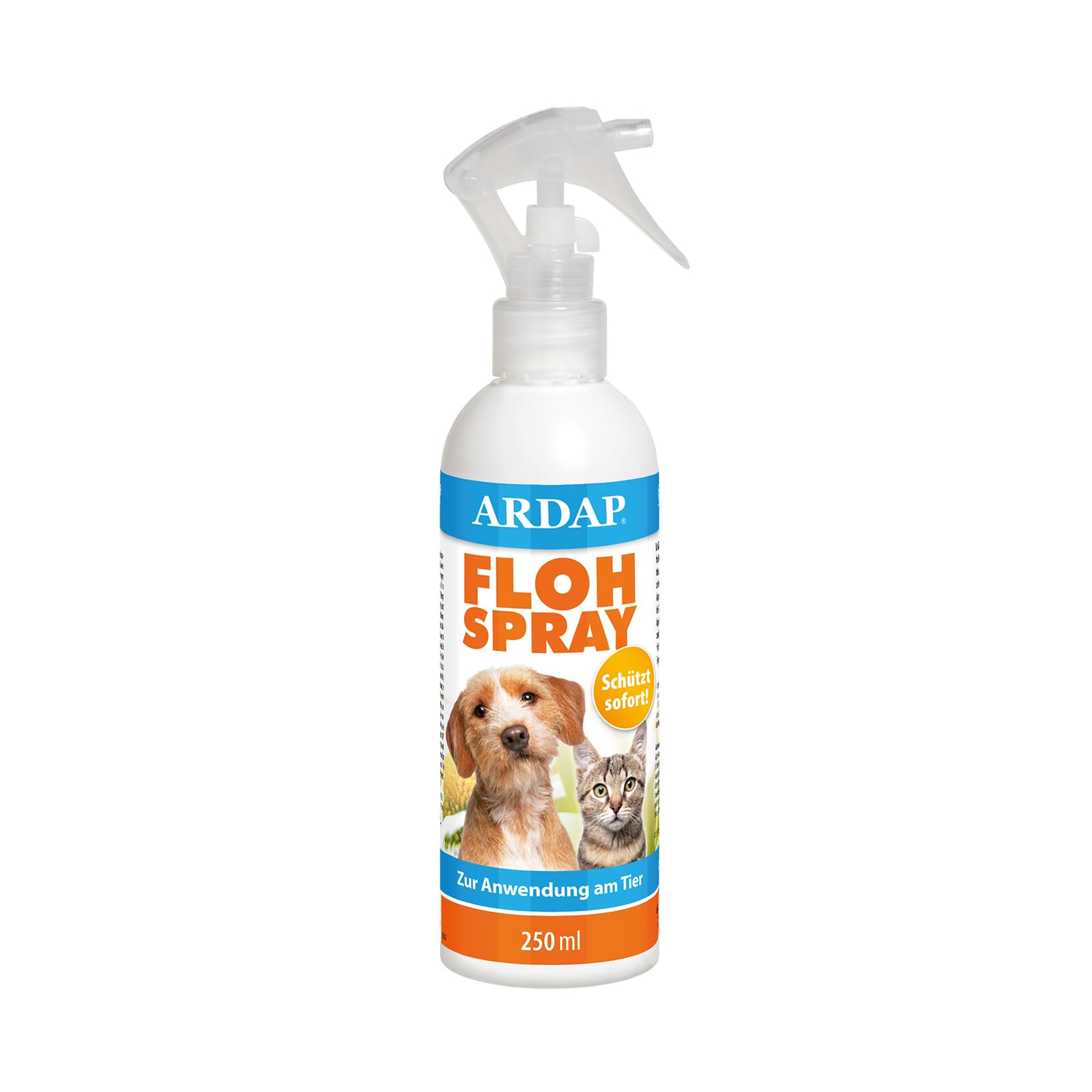 ARDAP Flohspray 250ml zur Anwendung am Tier – Bis zu 4 Wochen Schutz zur gezielten Flohbekämpfung bei Hunden & Katzen