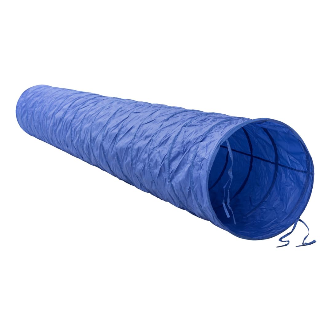 TRIXIE Hunde Agility Tunnel – Hundetunnel für das Agility Training mit großen Hunden – für Anfänger und Fortgeschrittene – mit praktischer Transporttasche – ø 60 cm/5 m – 3211