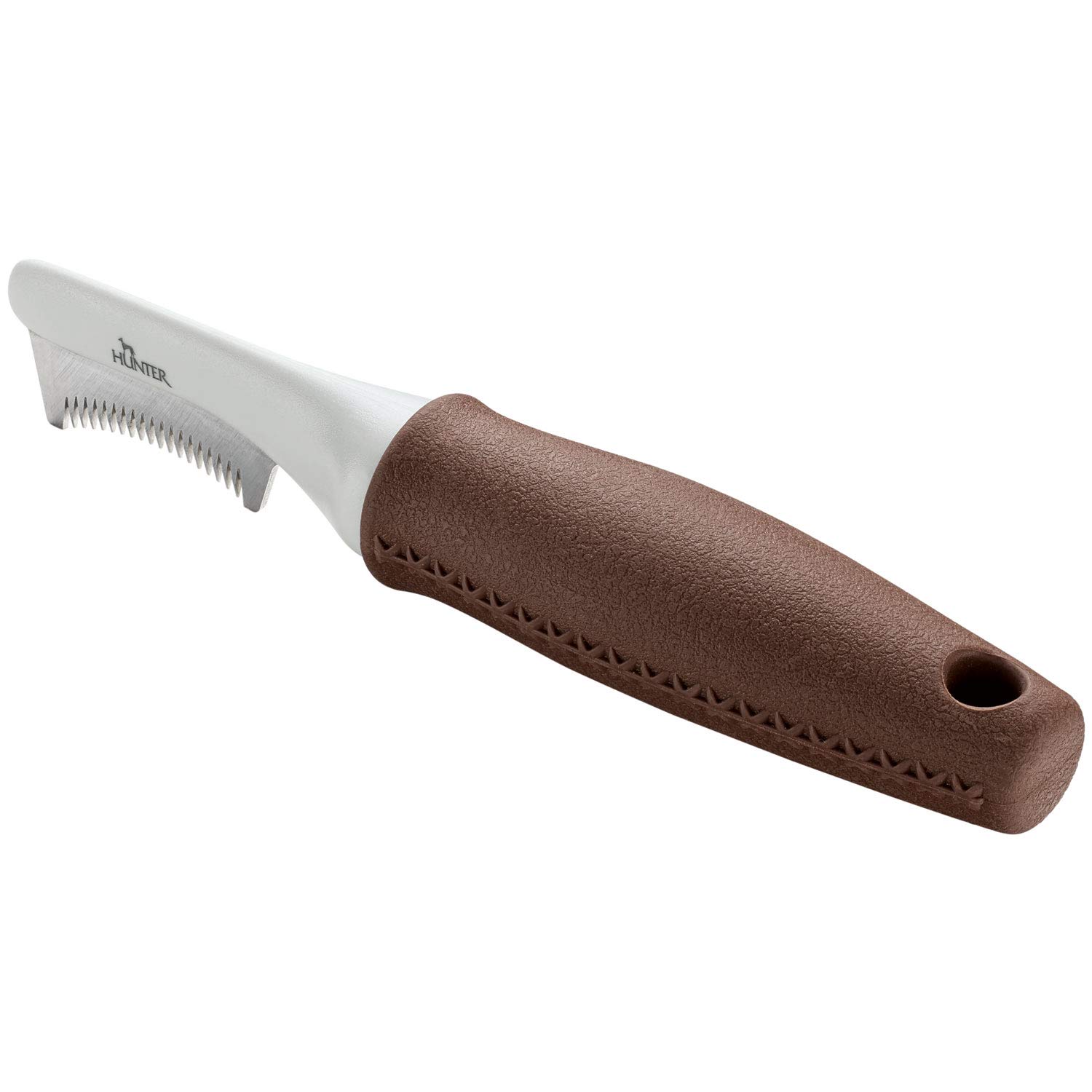 HUNTER SPA Trimmmesser sichelförmig, für Hunde, grob, 18,5 x 4,0 cm