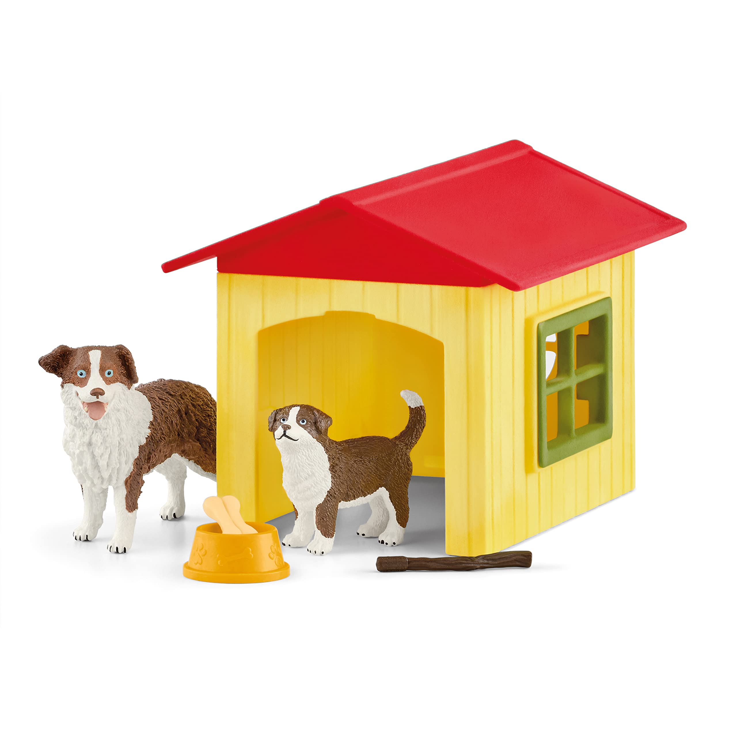 schleich 42573 Hundehütte, für Kinder ab 3+ Jahren, FARM WORLD – Spielset