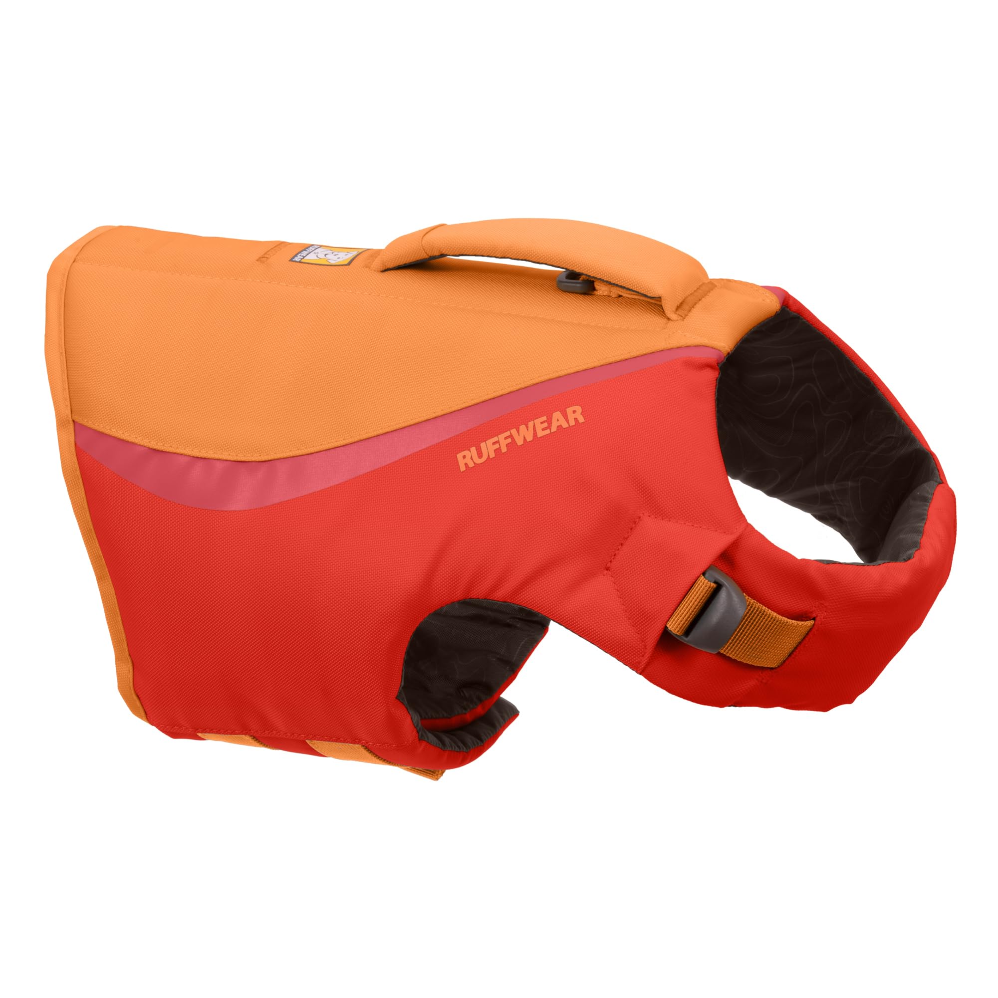 Ruffwear Float Coat Hundejacke, Auftrieb und Auftrieb, Hundeweste für sicheres Schwimmen, Bootfahren, Wassersport, Red Sumac, Small