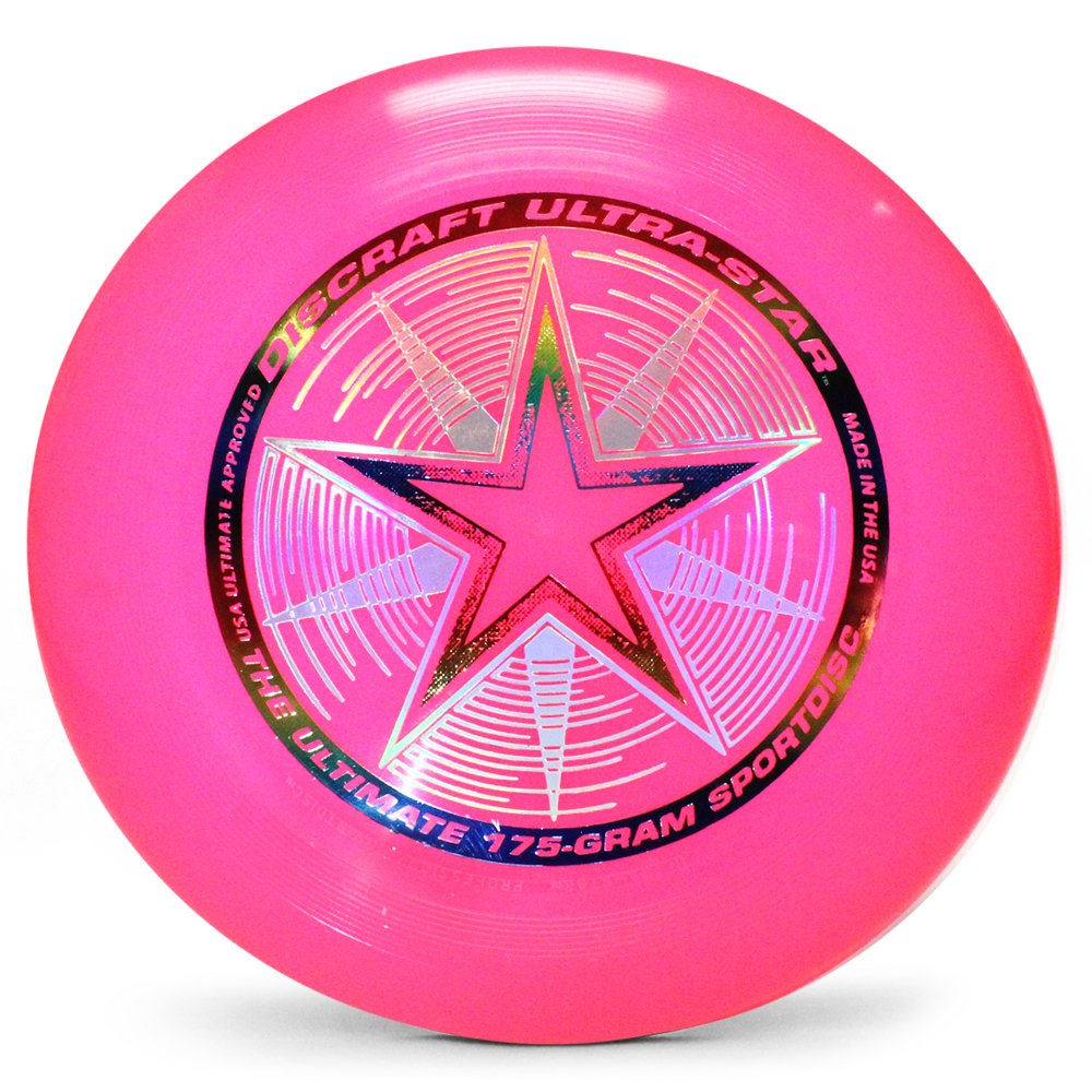 Discraft Unisex – Erwachsene Ultrastar Frisbeescheibe, Rosa, 27,5cm