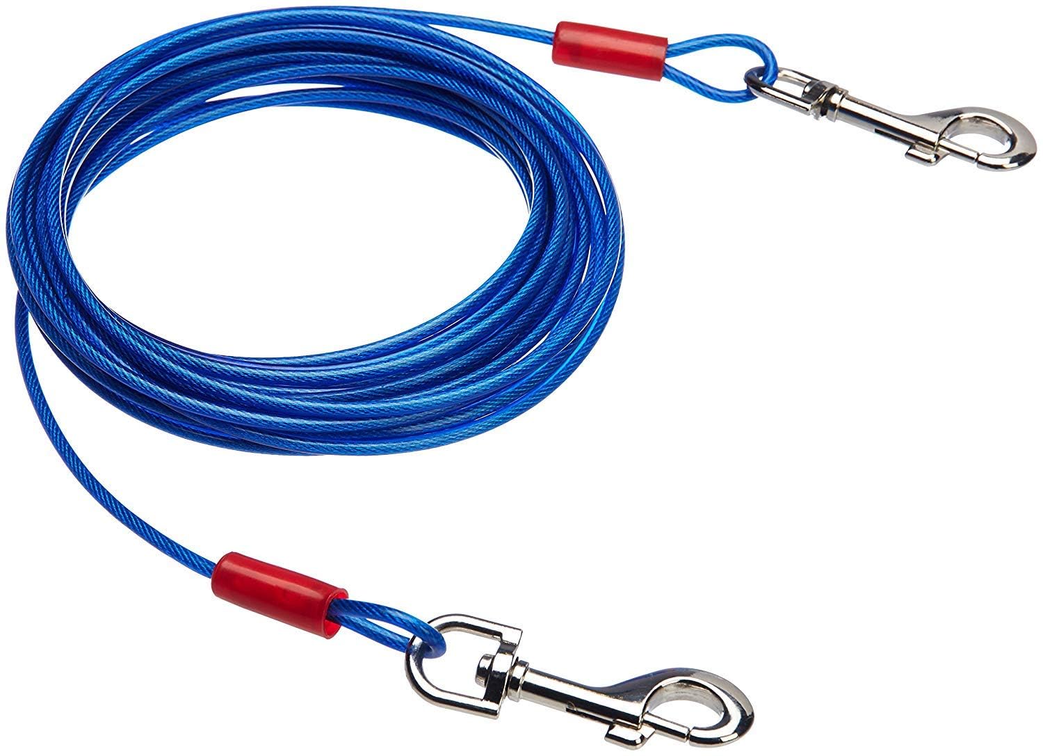 – Cable para atar perros, hasta 27 kg, 7,62 m, Blau