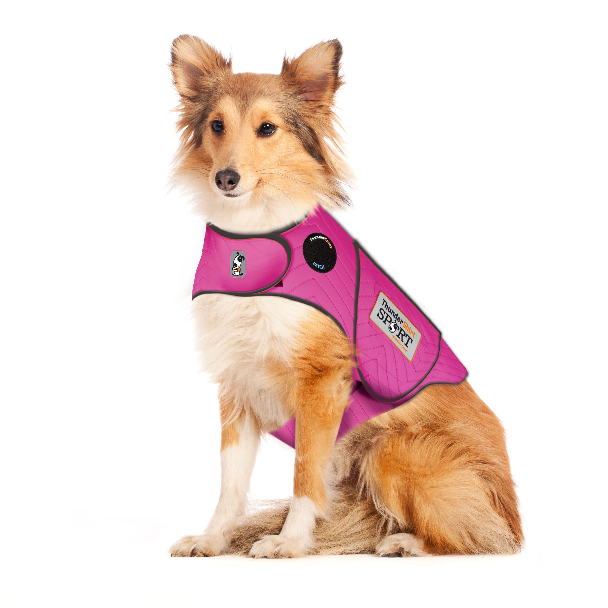 ThunderShirt Hundeweste für Hunde, Größe L, Fuchsia, zur Linderung von Angstzuständen