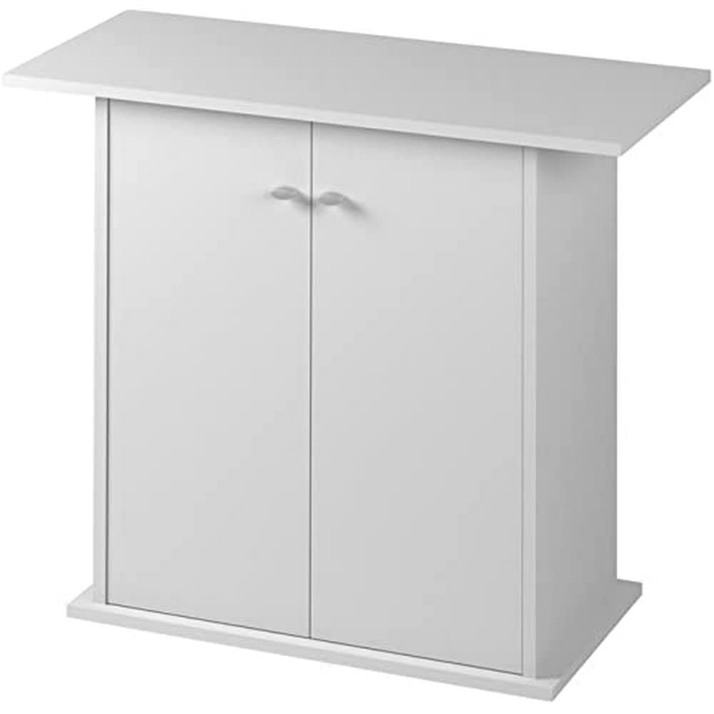 Ferplast Mobile supporto per acquario STAND DUBAI 80 con ante e ripiano, Piedini regolabili, Piano resistente all’acqua, 81 x 36 x h 73 cm, Legno Bianco