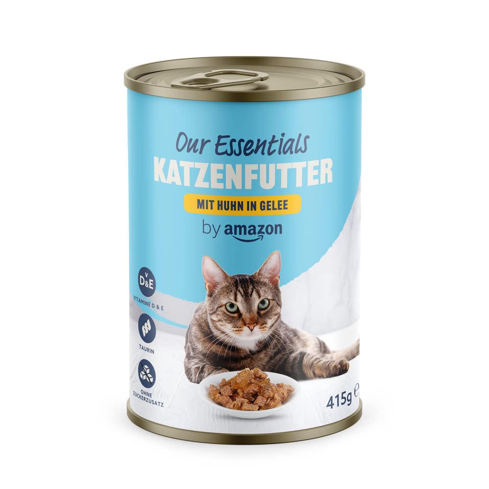 by Katzen Nassfutter Häppchen mit Huhn in Gelee, 415g, 1er-Pack