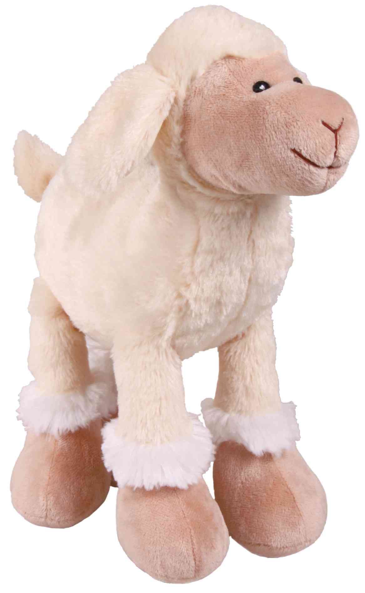 Trixie SOFT WHITE SQUEAKY SHEEP Spielzeughund, 30 cm