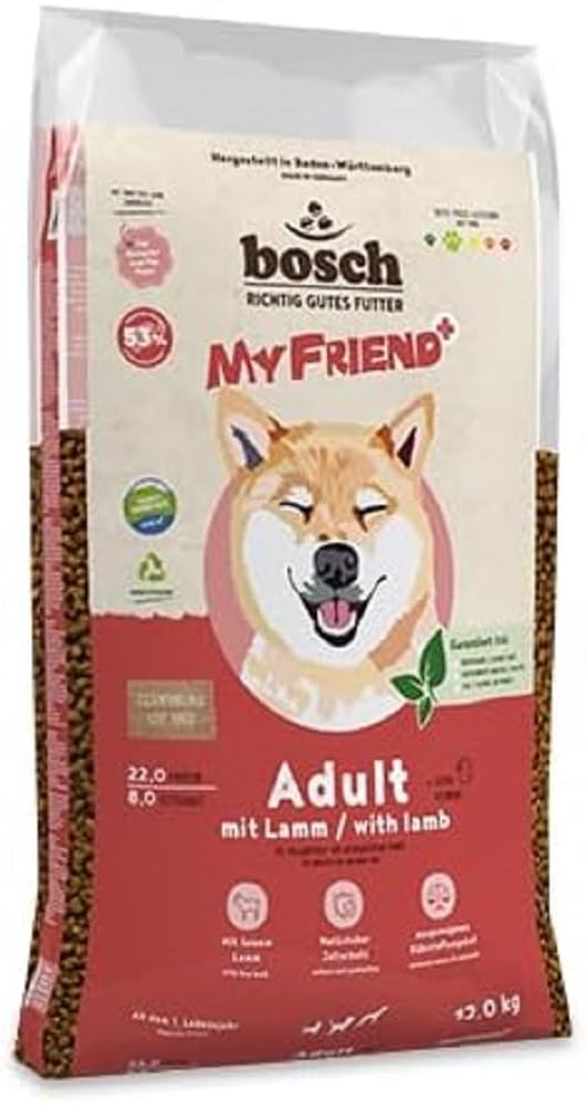 Bosch My Friend+ Dog Adult | Hundetrockenfutter für ausgewachsene Hunde ab dem 1. Lebensjahr | 1 x 12kg