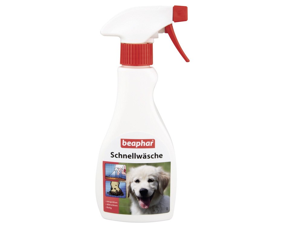 beaphar – Schnellwäsche Für Hunde – Einsprühen – Abtrocknen – Fertig – Beseitigt Schmutz Und Üble Gerüche – Ideal Für Camping Und Reisen/Ausflüge – 250 ml