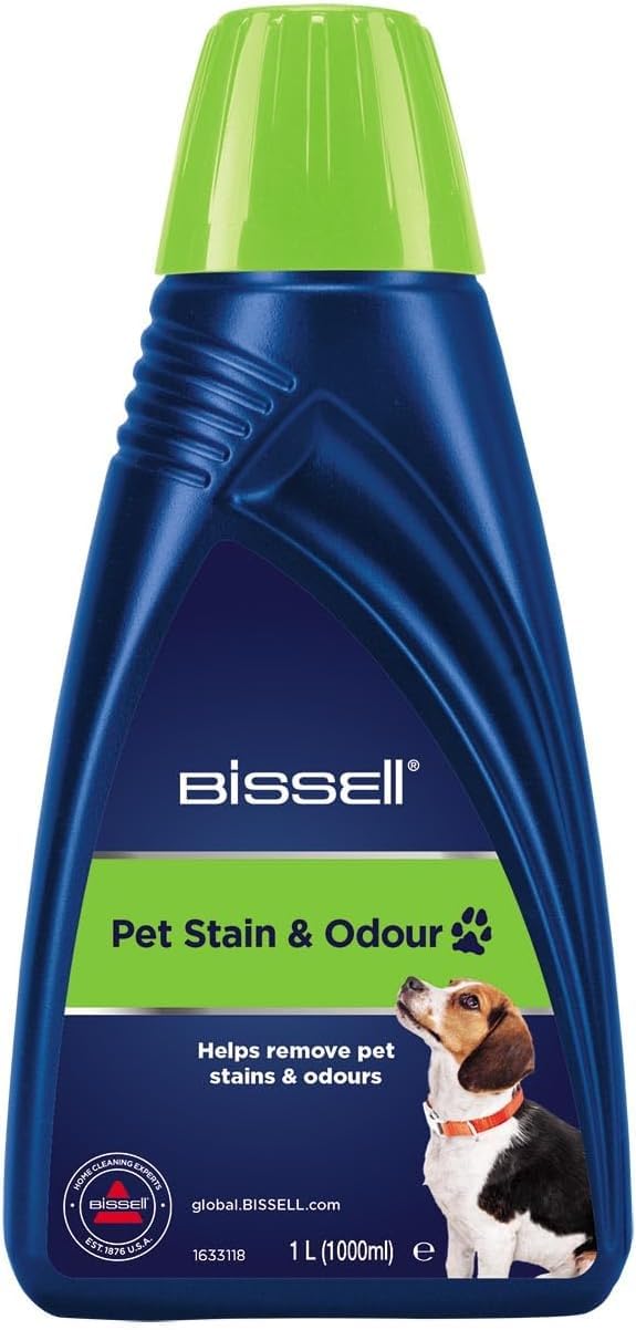 Bissell 1085N Spot & Stain Pet, Reinigungsmittel für Haustiergerüche und -flecken, geeignet zur Verwendung in allen Bissell Fleckenreinigern, 12 x 7 x 23.8 cm, blau