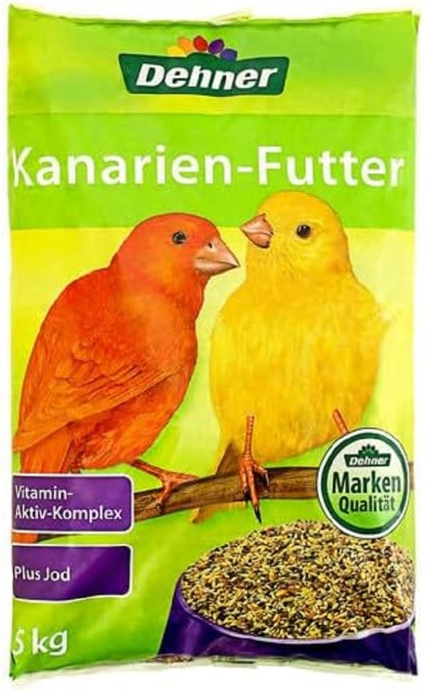 Dehner Kanarien-Futter, mit Vitamin-Aktiv-Komplex und Jod, 5 kg