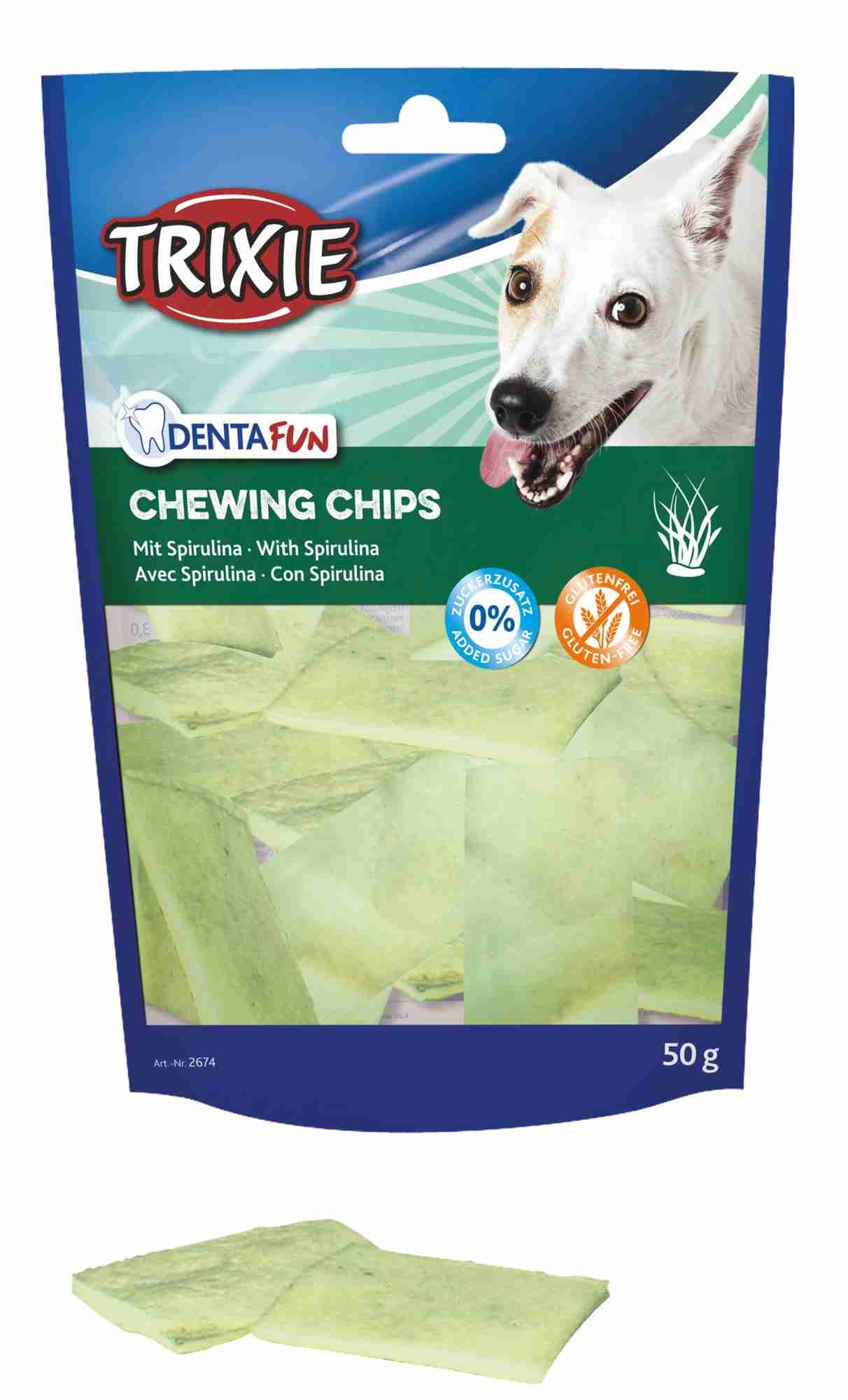 TX-2682 Chewing Chips with Spirulina Algae 100g