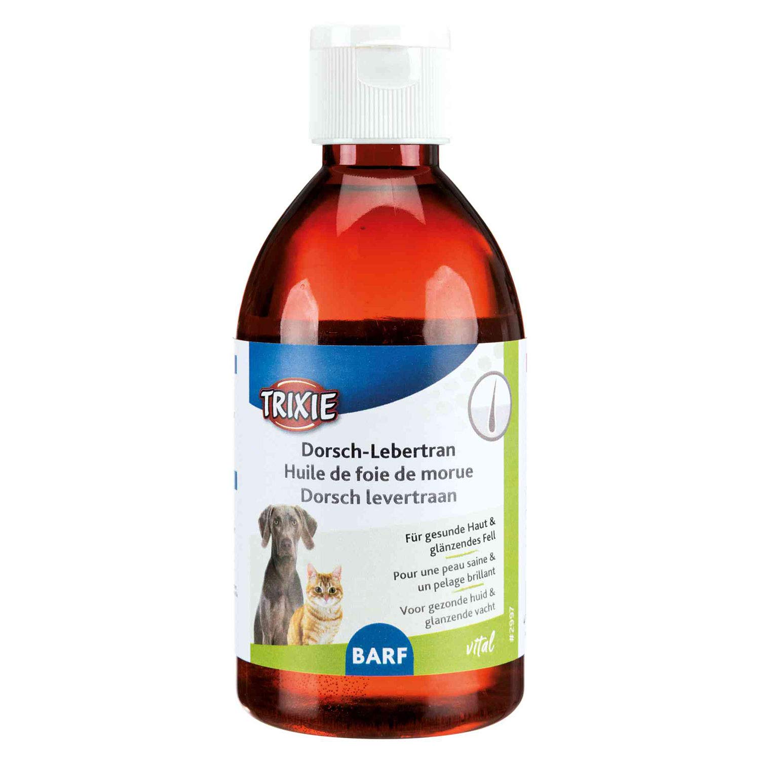 Trixie 2997 Dorsch-Lebertran, Hund/Katze, D/F/NL, 250 ml