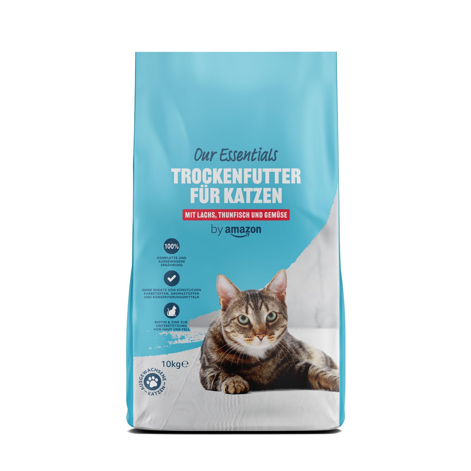 by Trockenfutter für Katzen, mit Lachs, Thunfisch und Gemüse, 10kg