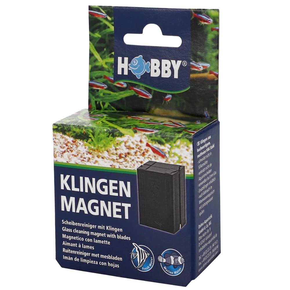 Hobby Klingenmagnet 8 mm, Scheibenreiniger für Aquarien