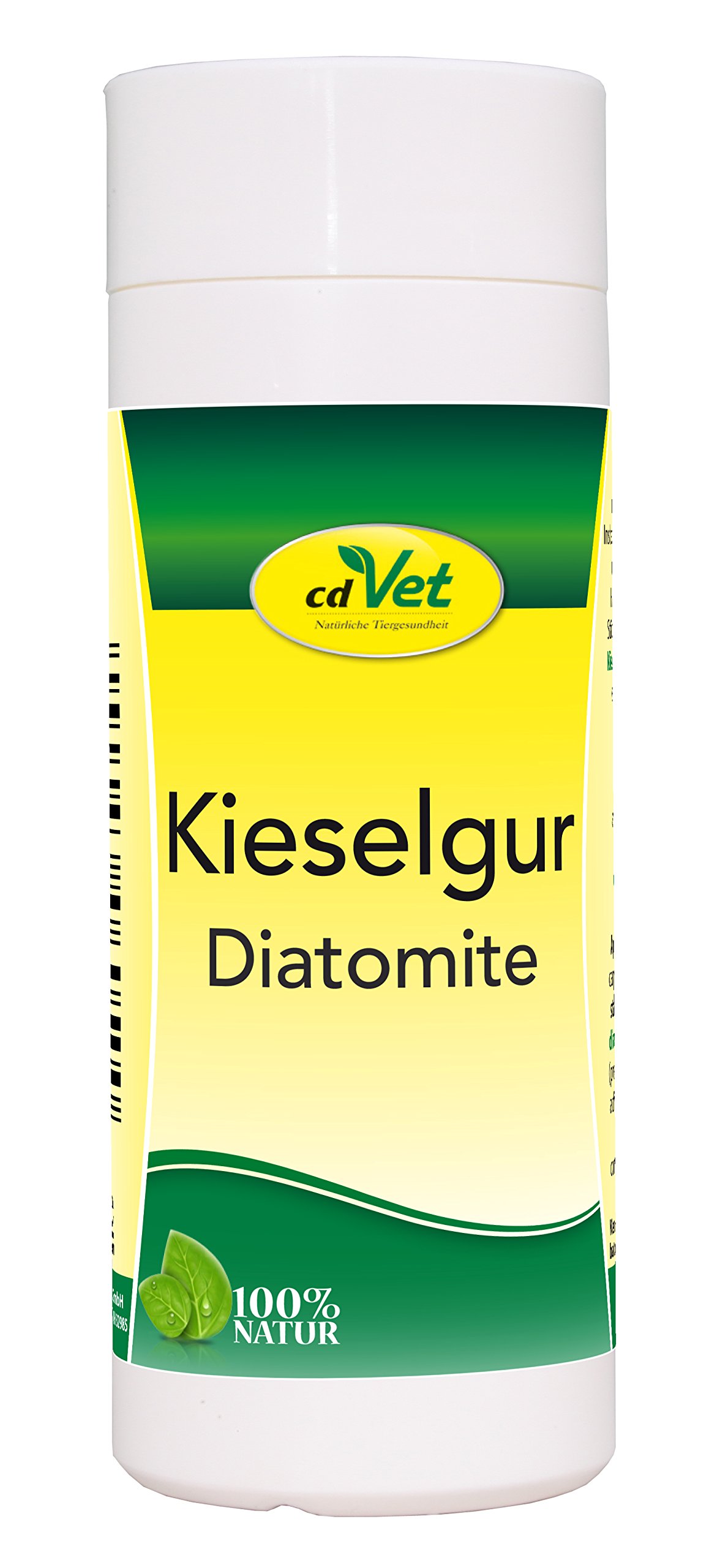 cdVet Naturprodukte Kieselgur 50 g – Hund, Katze, Vogel, Kleintiere – Trockenhilfsstoff – Feuchtigkeitsbindend – bindet Floh + Milbenkot – Stallhygiene – Stallklima – 100% Natur – Kieselalgen