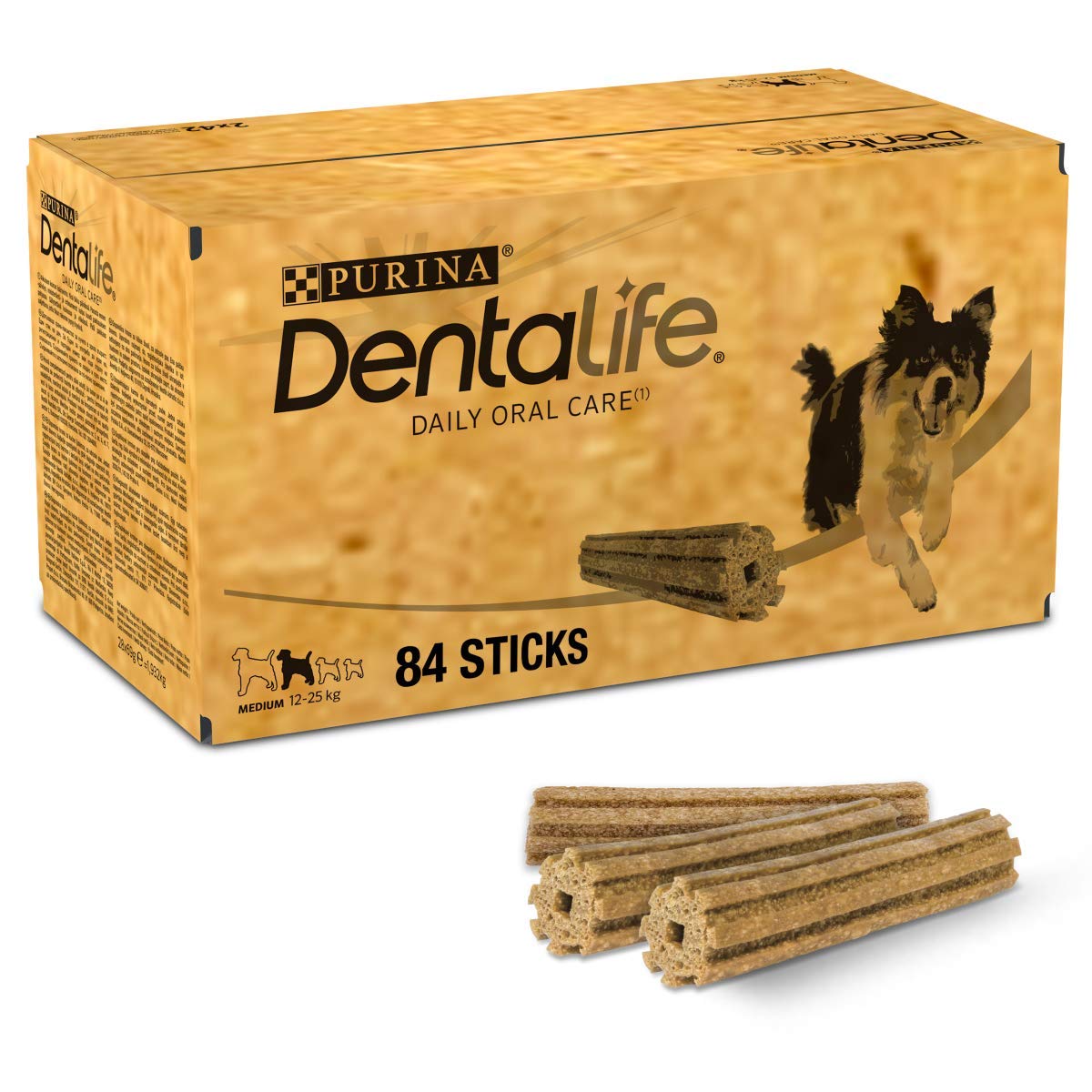 Dentalife Dentalife PURINA Dentalife Hunde-Zahnpflege-Snacks reduziert Zahnsteinbildung 84stick (14x69g)