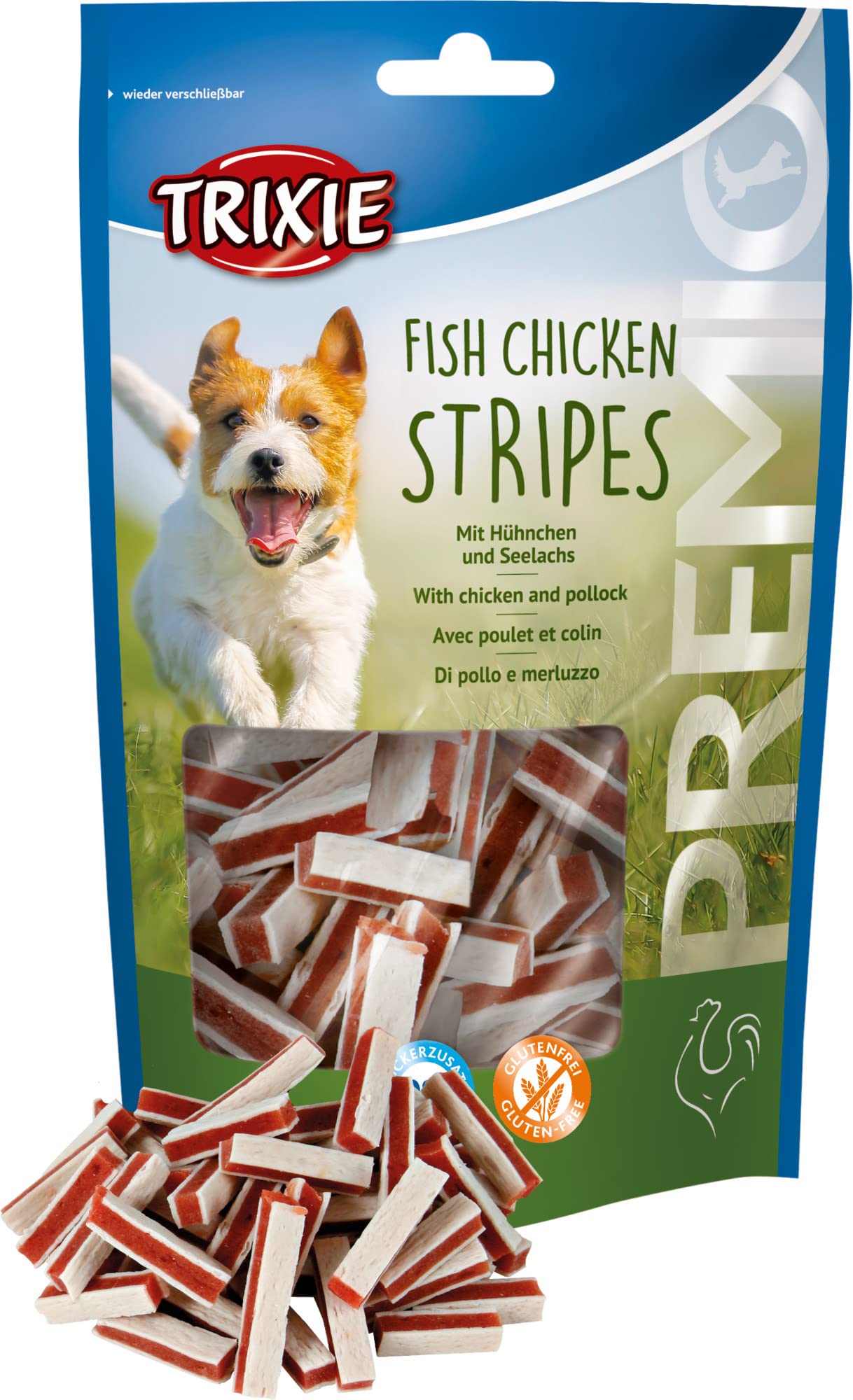 PREMIO Fish Chicken Stripes, 75 g