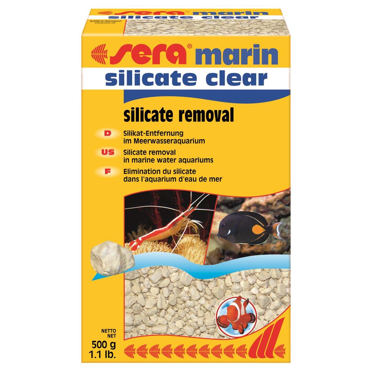 sera marin silicate clear 500 g – Dauerhafte Silikat-Entfernung