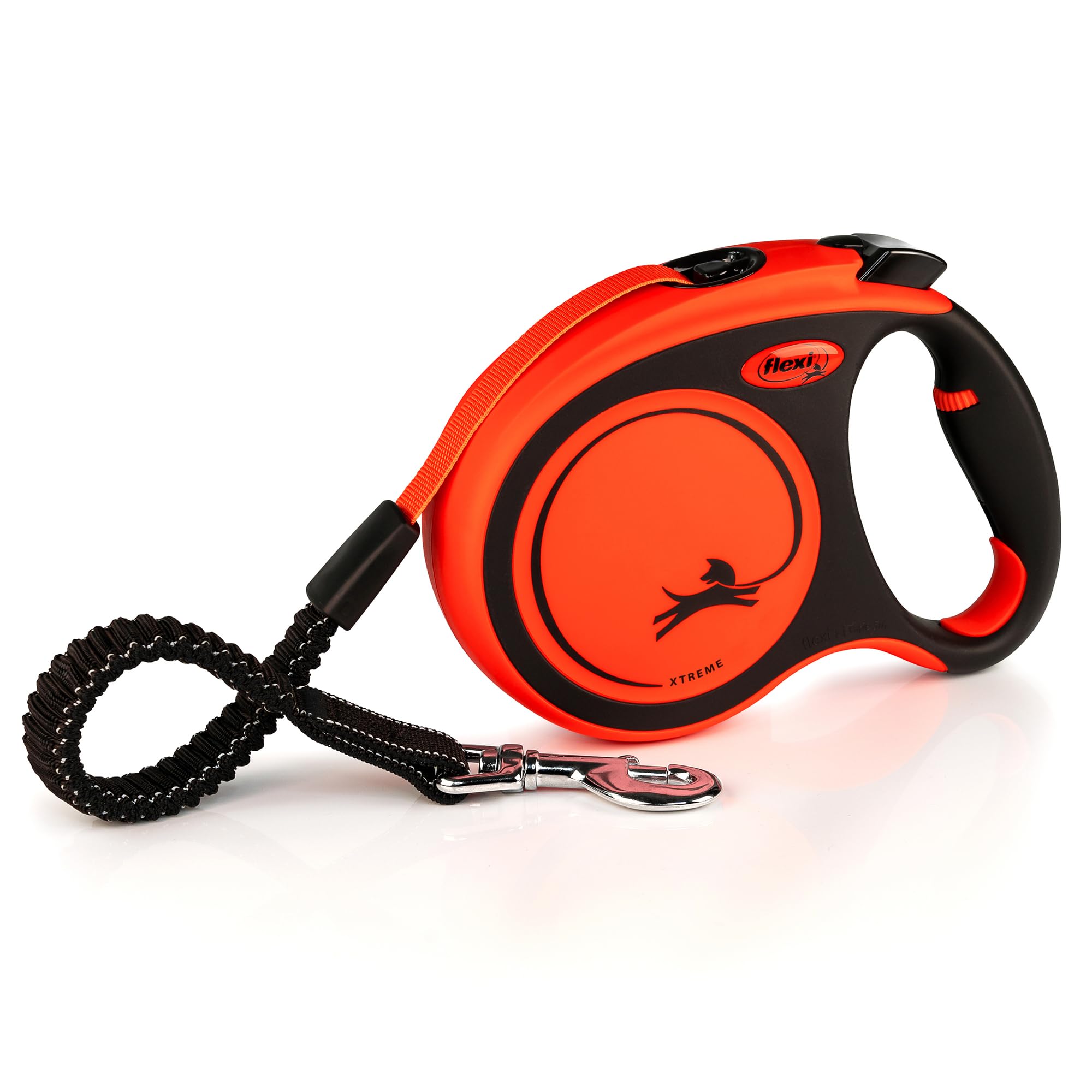 flexi Rollleine Xtreme – Tape Leash schwarz orange, L (1er Pack), XT30T5.251.S OR