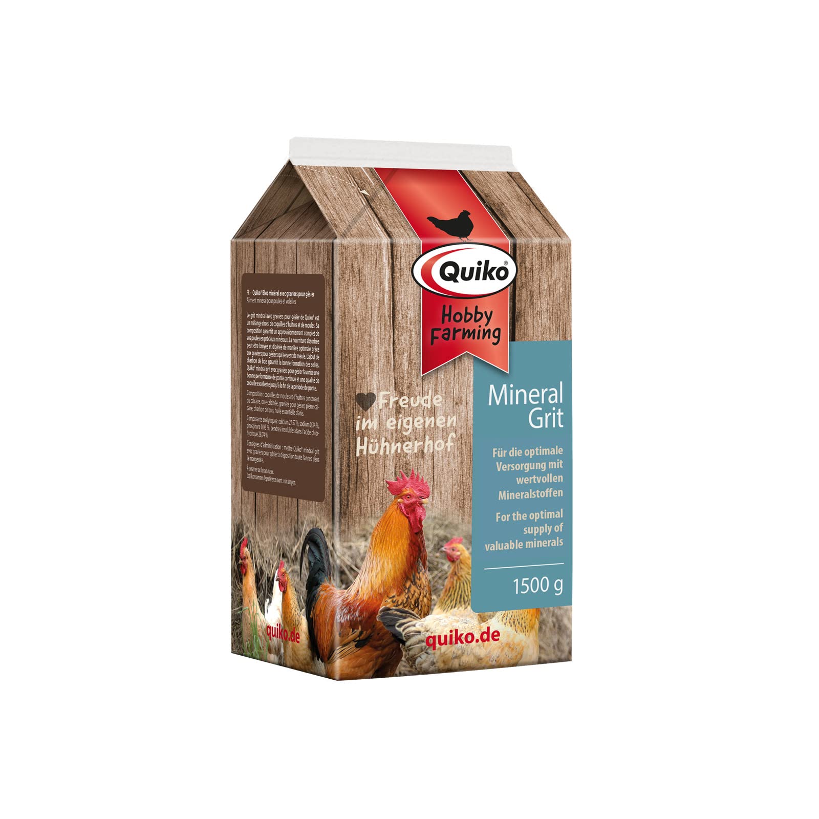 Quiko Hobby Farming – Mineralgrit mit Magenkiesel 1.500g