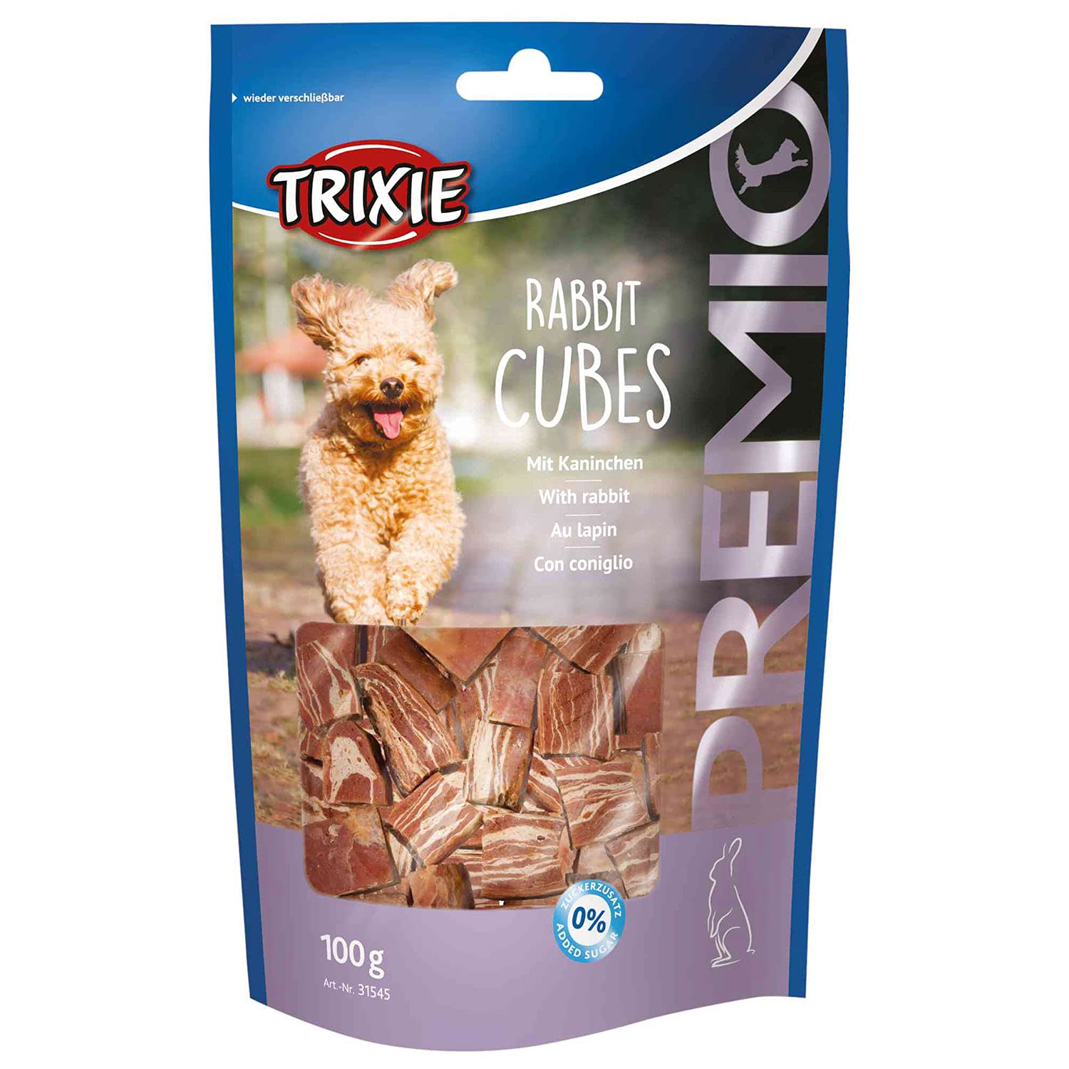 Trixie 31545 PREMIO Rabbit Cubes, 100 g