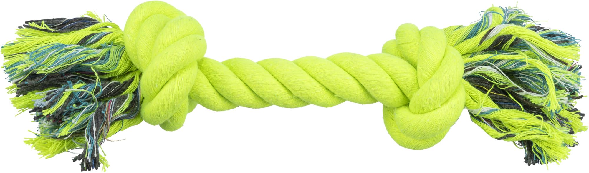 TRIXIE Spieltau für Hunde, 3273, Lime, Baumwolle/Polyester, 37 cm, zum Apportieren und Tauziehen