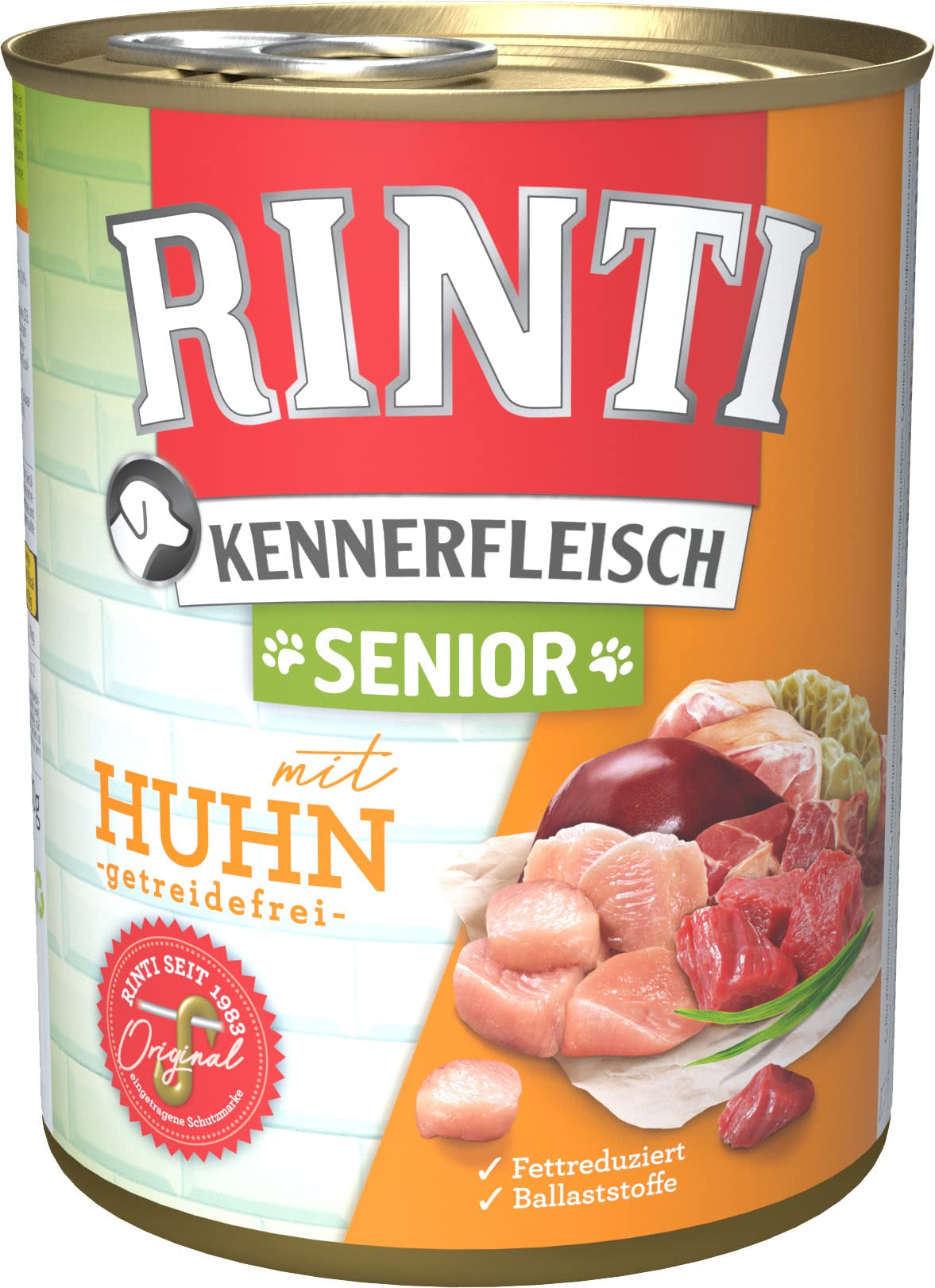 RINTI Kennerfleisch Senior + Huhn 12 x 800 g