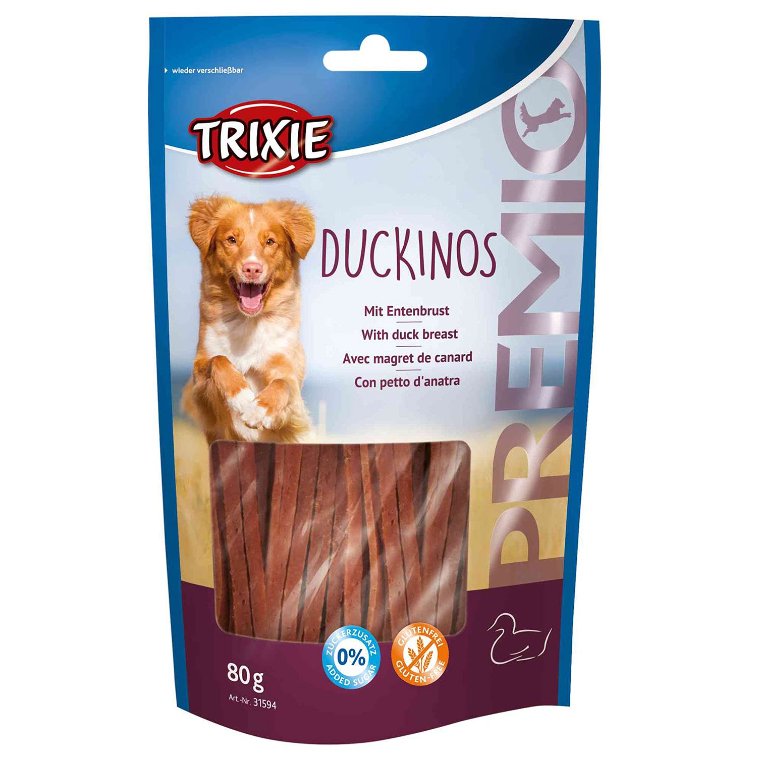 Trixie TX-31594 – Premio Duckinos, 80 g (1er Pack)