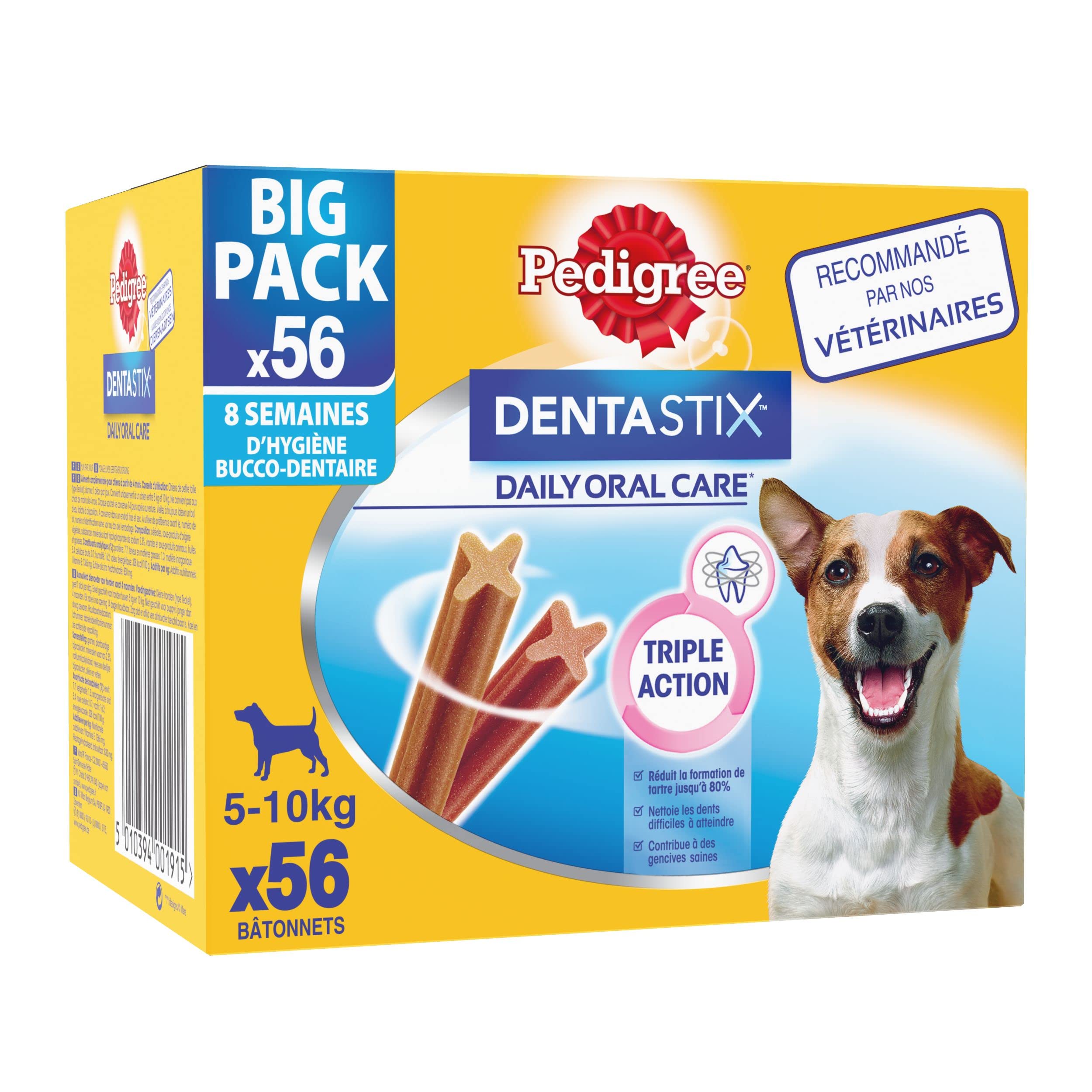 Pedigree Dentastix – Leckerlis für Hunde 56 Stück (1er Pack)