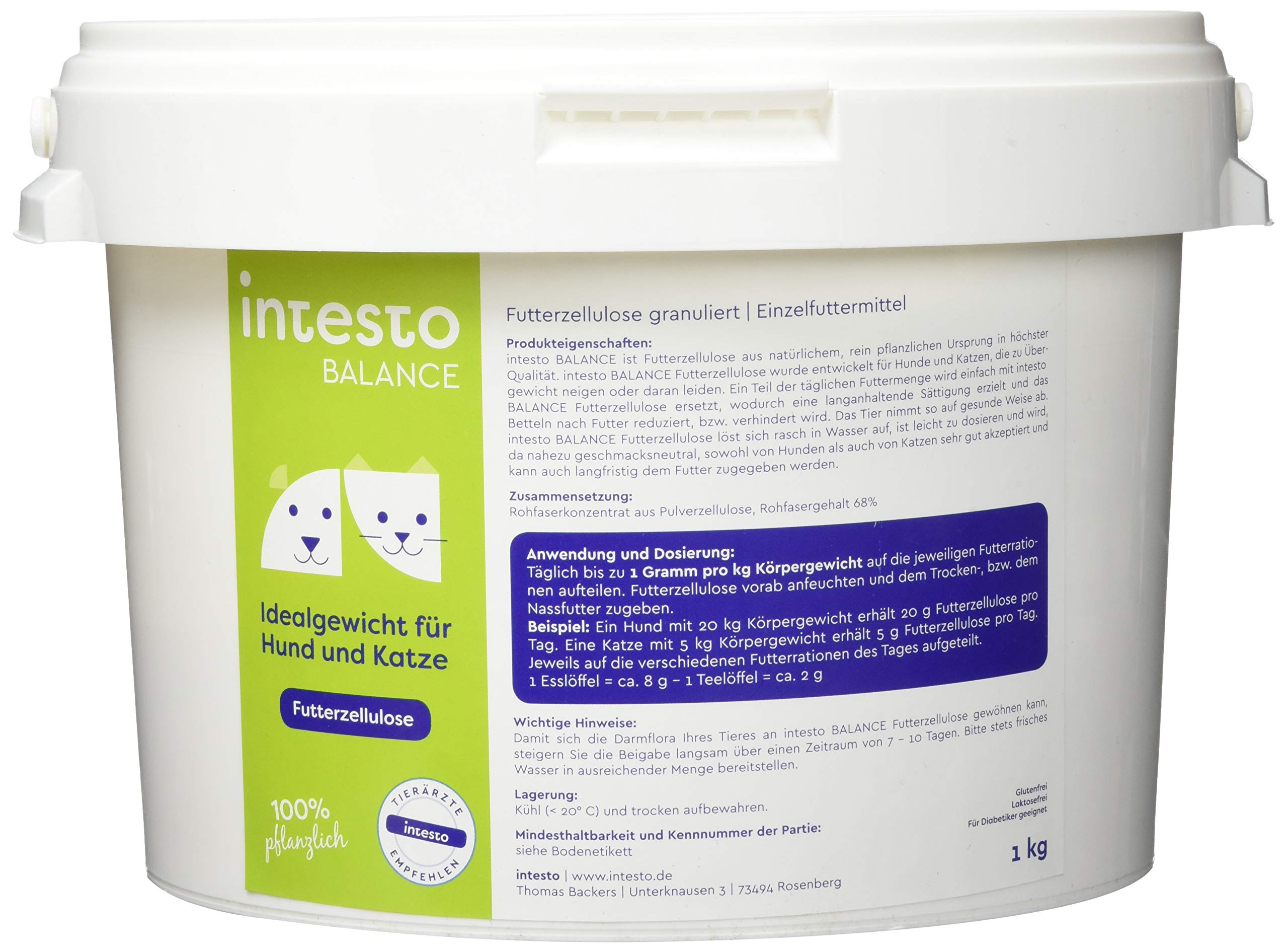 intesto Futterzellulose, 1kg