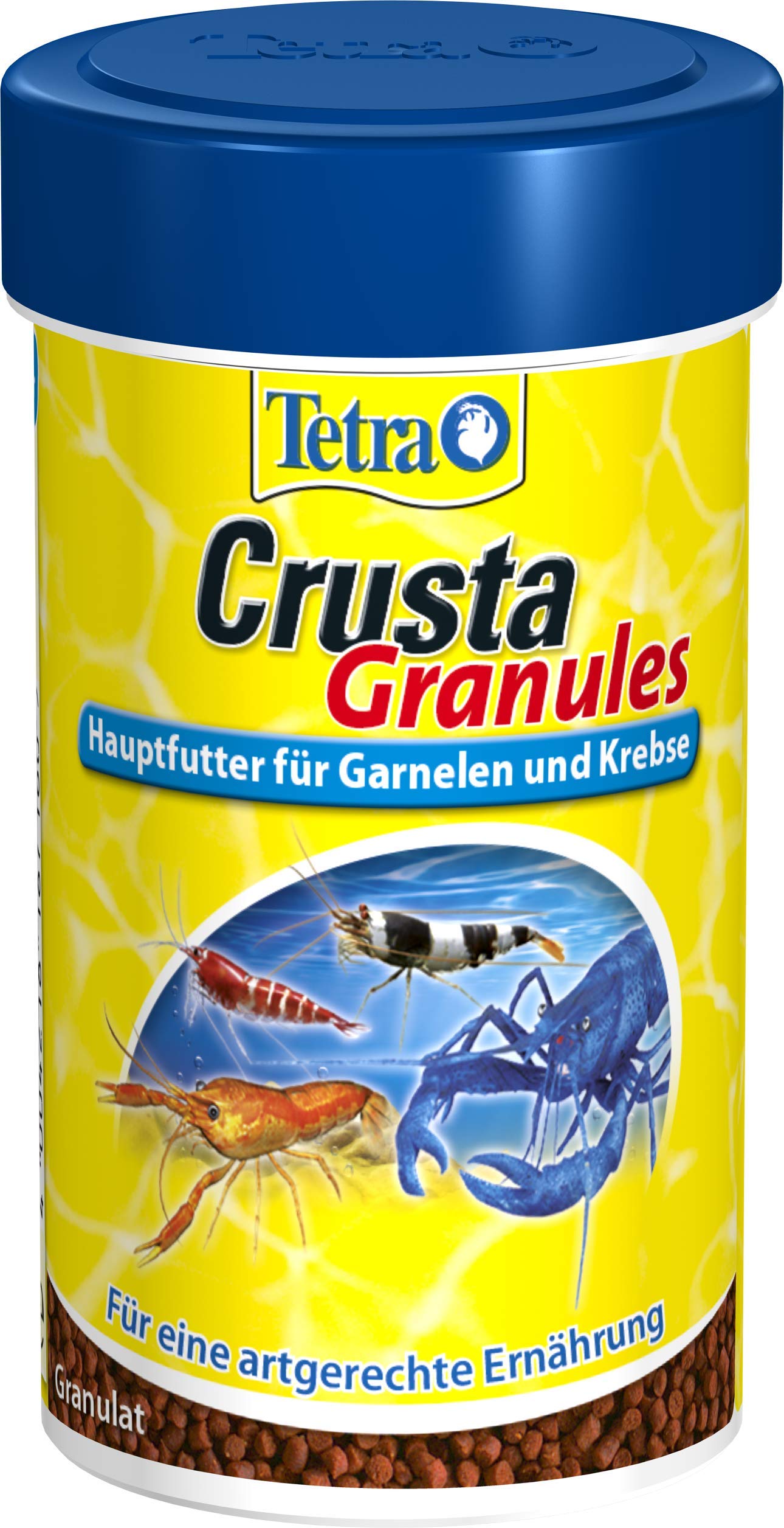 Tetra Crusta Granules – Futter für Garnelen und Krebse, für eine artgerechte Ernährung, 100 ml Dose