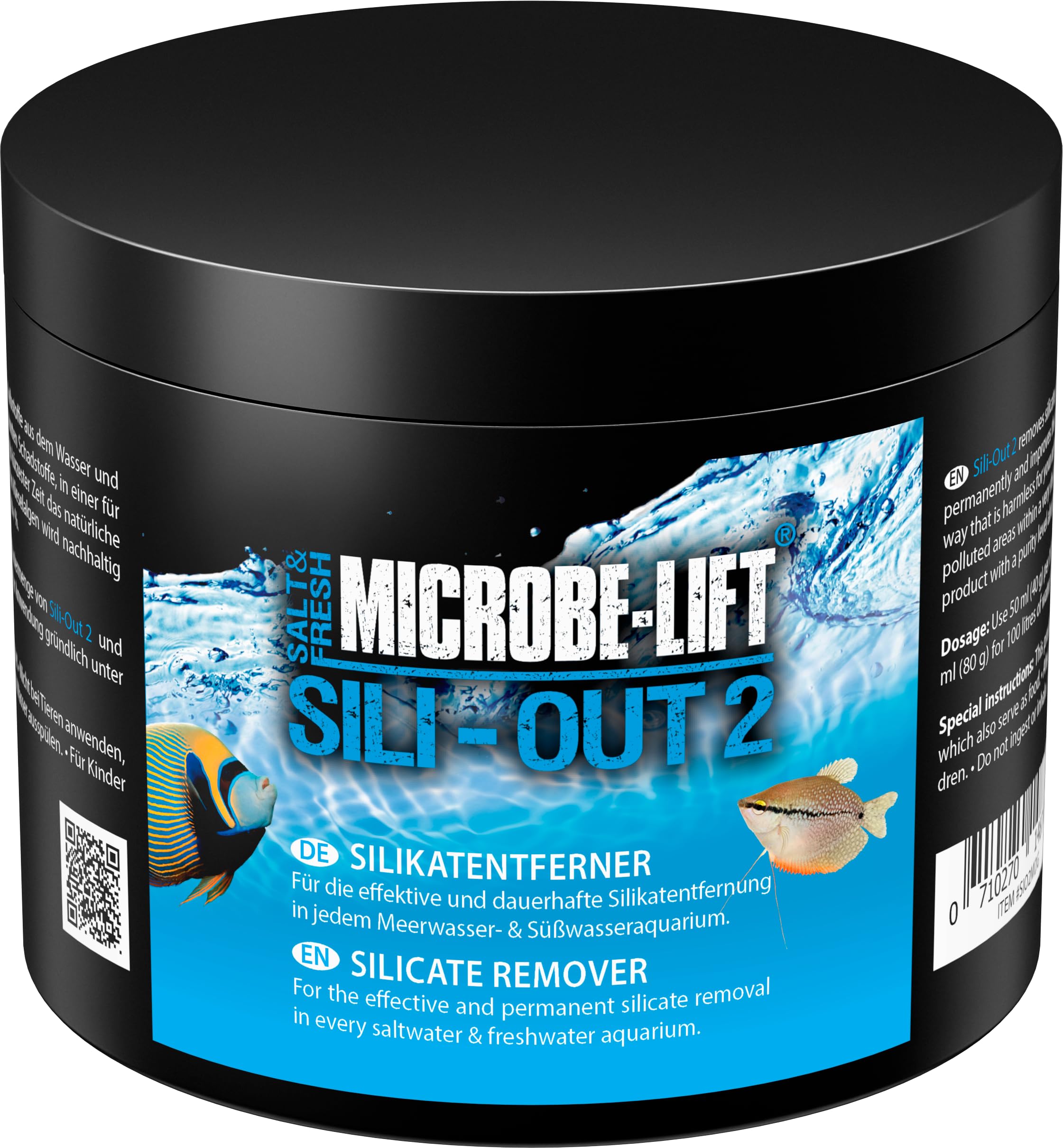 MICROBE-LIFT Sili-Out 2-500 ml – Leistungsstarker Silikat Absorber, entfernt effektiv Silikat, Phosphat und weitere Schadstoffe aus jedem Aquarium, verbessert deutlich die Wasserqualität