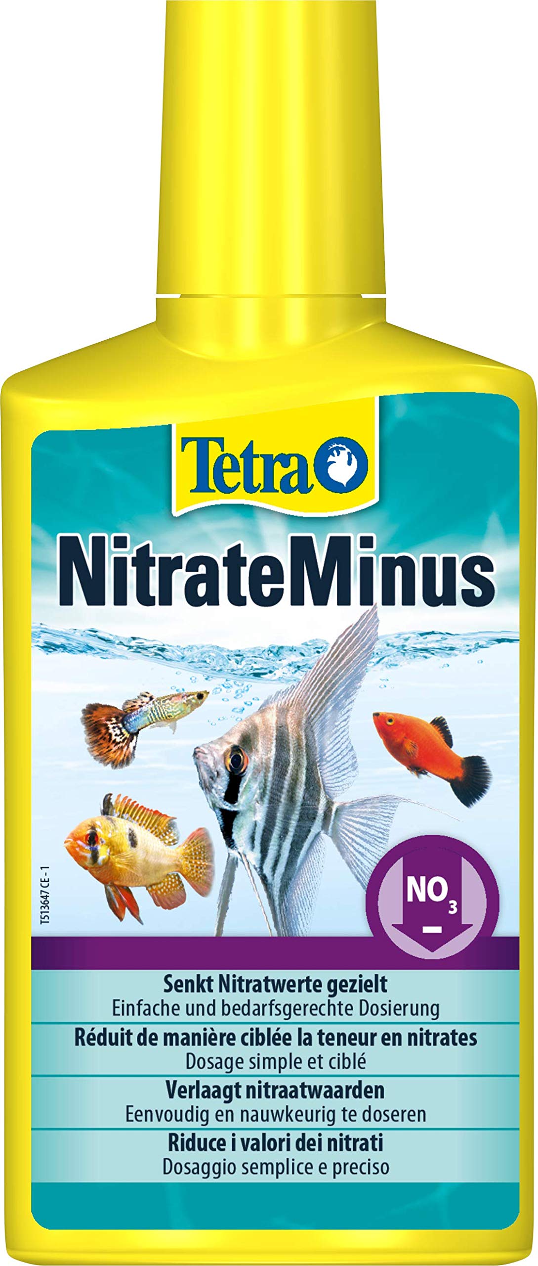 Tetra NitrateMinus – zur gezielten Senkung des Nitratgehalts und zur biozidfreien Algenkontrolle, 250 ml Flasche