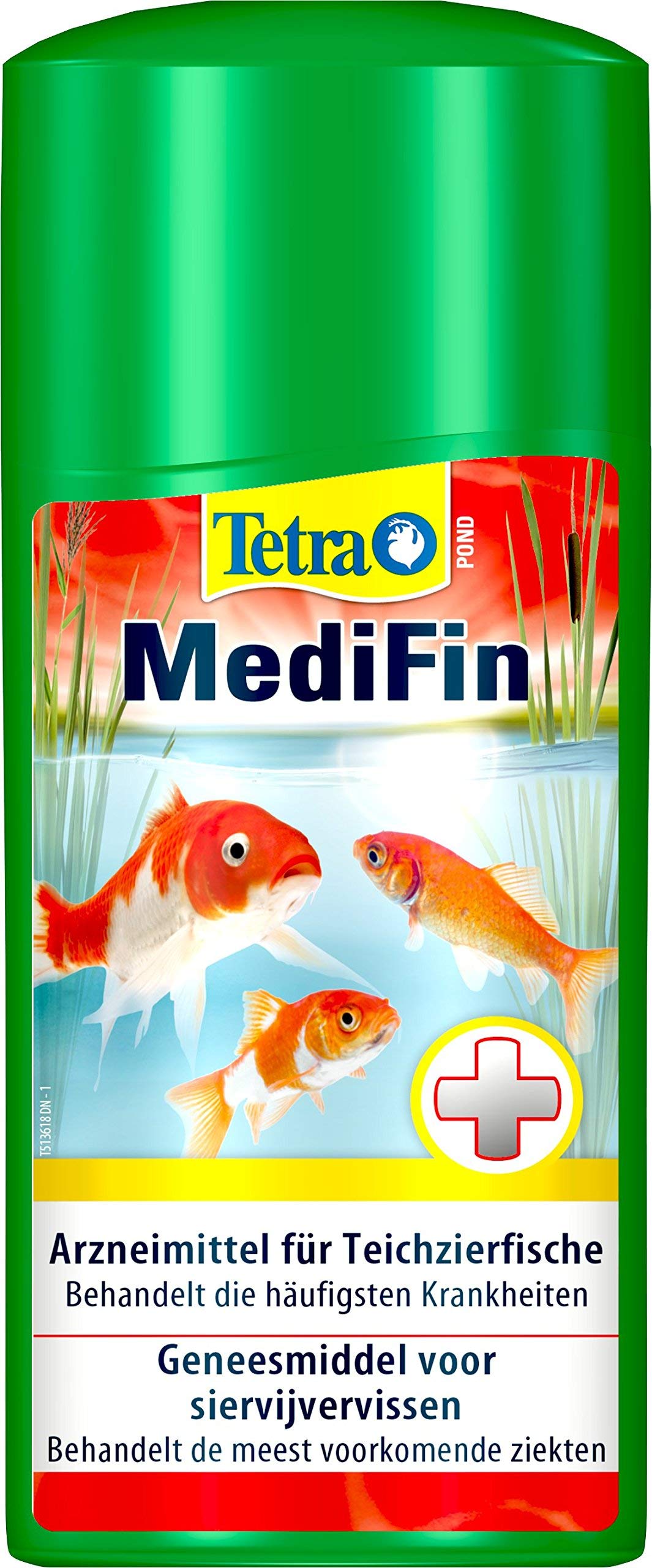 Tetra Pond MediFin – Medikament für Teichfische gegen die häufigsten Krankheiten, auch zur Vorbeugung und Desinfektion, 500 ml Flasche