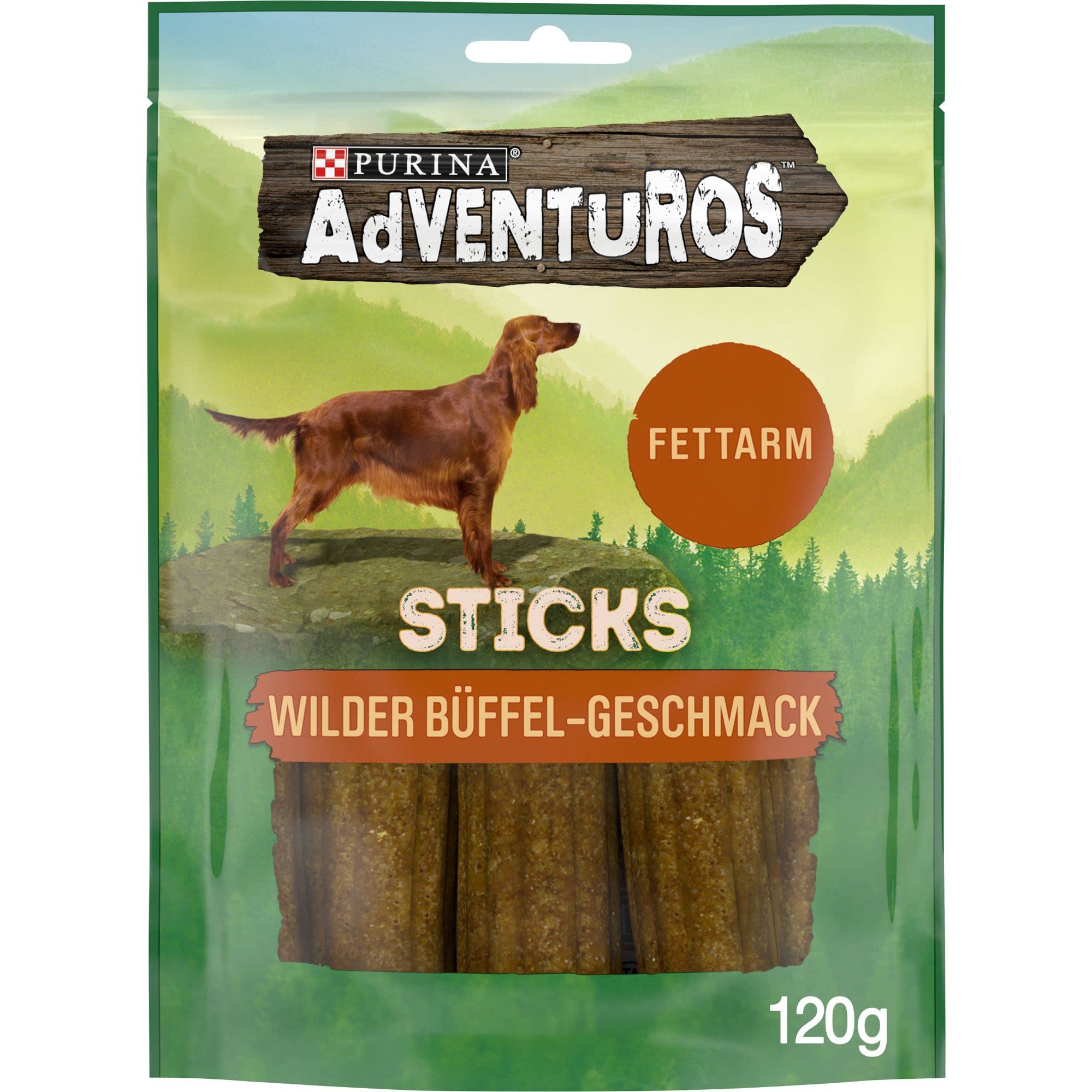 PURINA Adventuros Hundesnack Sticks, 6er Pack (6 x 120 g)