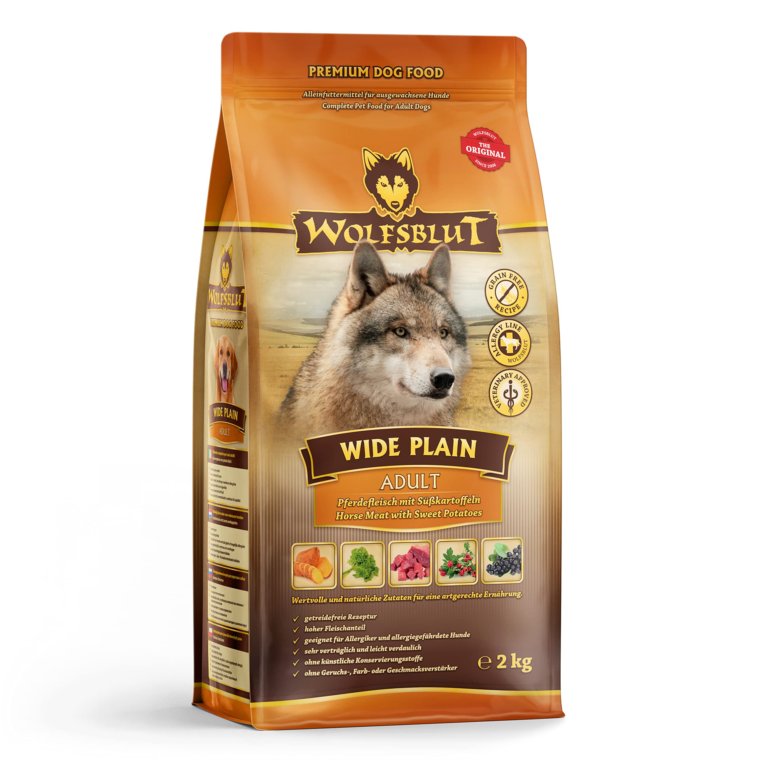 Wolfsblut – Wide Plain – 2 kg – Pferd – Trockenfutter – Hundefutter – Getreidefrei