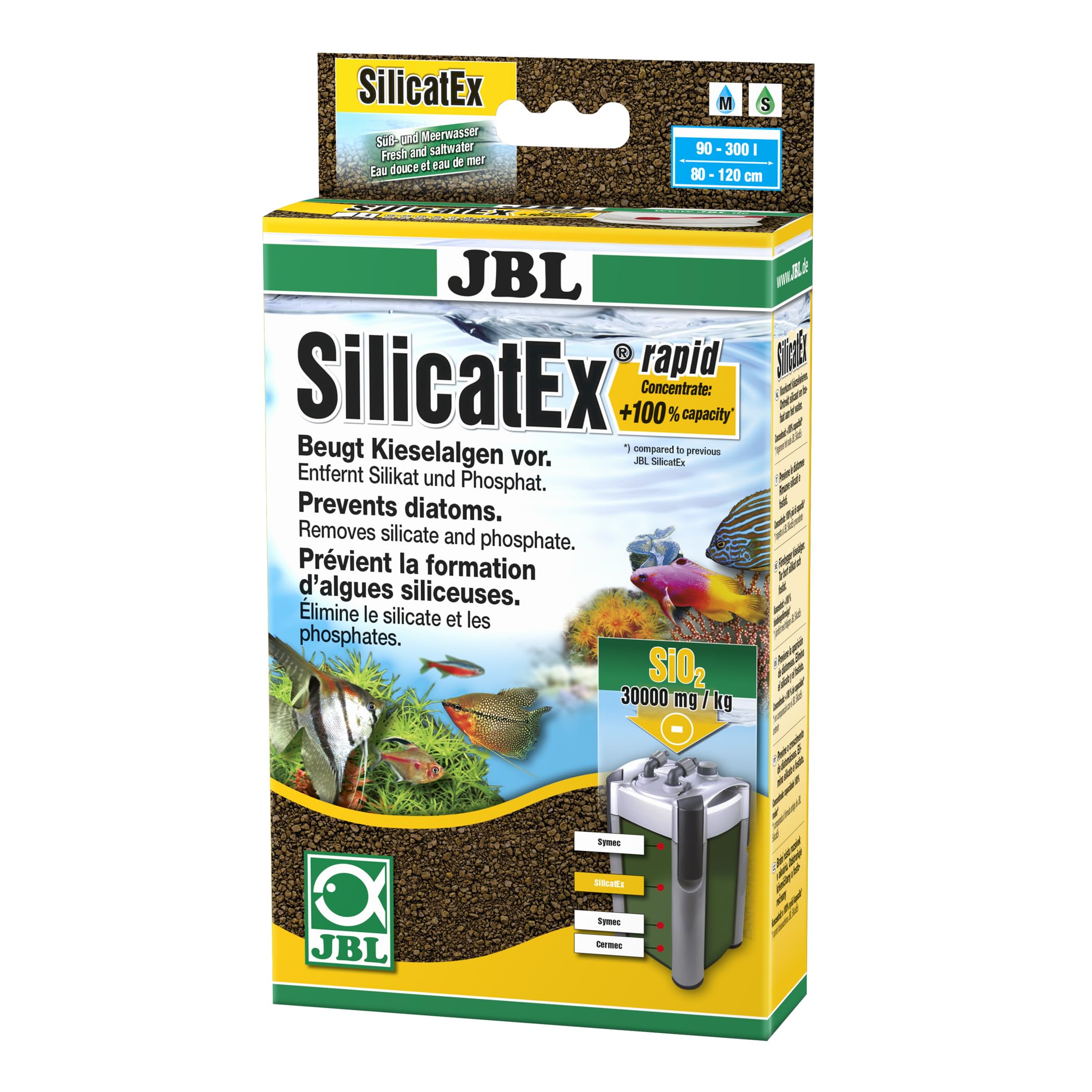 JBL SilikatEx Rapid 62347 Filtermaterial zur Entfernung von Silikat, 1 Stück (1er Pack)