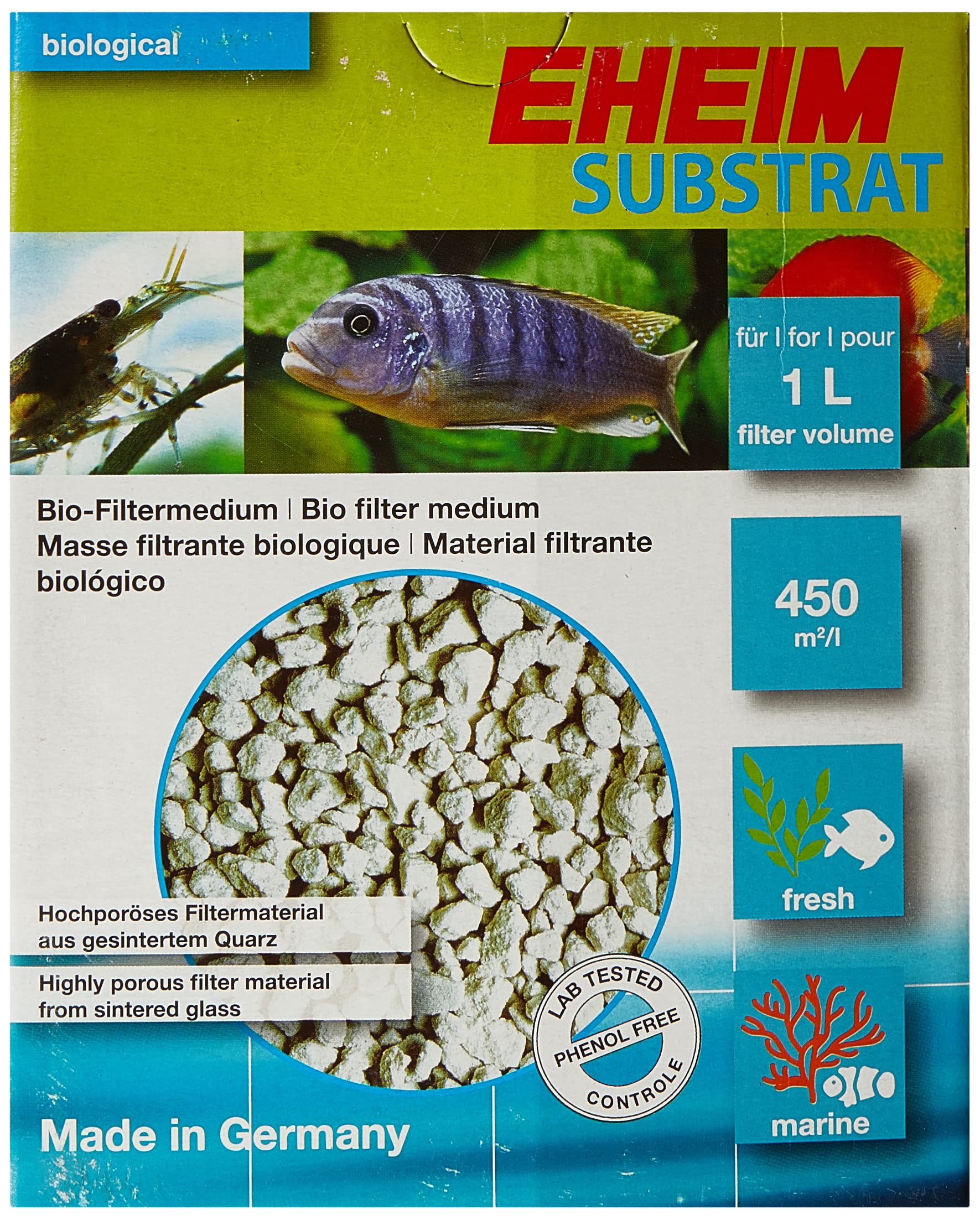 Eheim Substrat, biologisches Filtermedium, 1 l